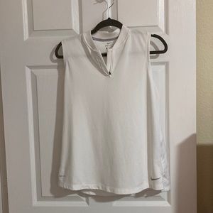 White womens golf shirt